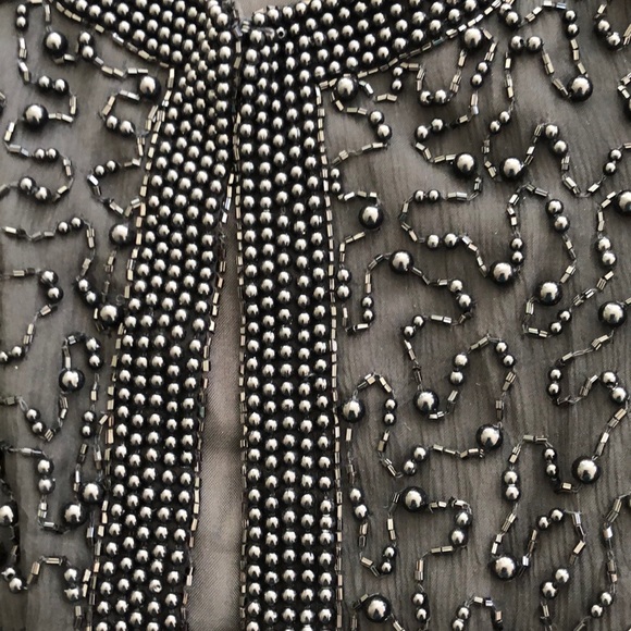 Silk beaded dressy jacket   Perfect condition - Picture 2 of 4